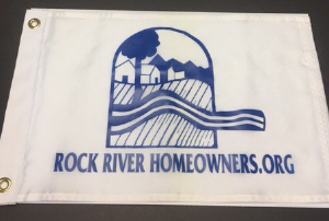 RRHA Nautical Silk Screen Nylon Boat Flag